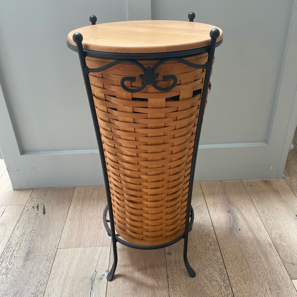 Longaberger Accents Longaberger Umbrella Stand With Lid Cast Iron
